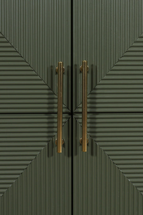 Geirwood Dark Green Accent Cabinet by Ashley at Eve Furniture