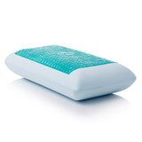 Gel Dough + Z Gel White Queen High Loft Pillow by Malouf at Eve Furniture