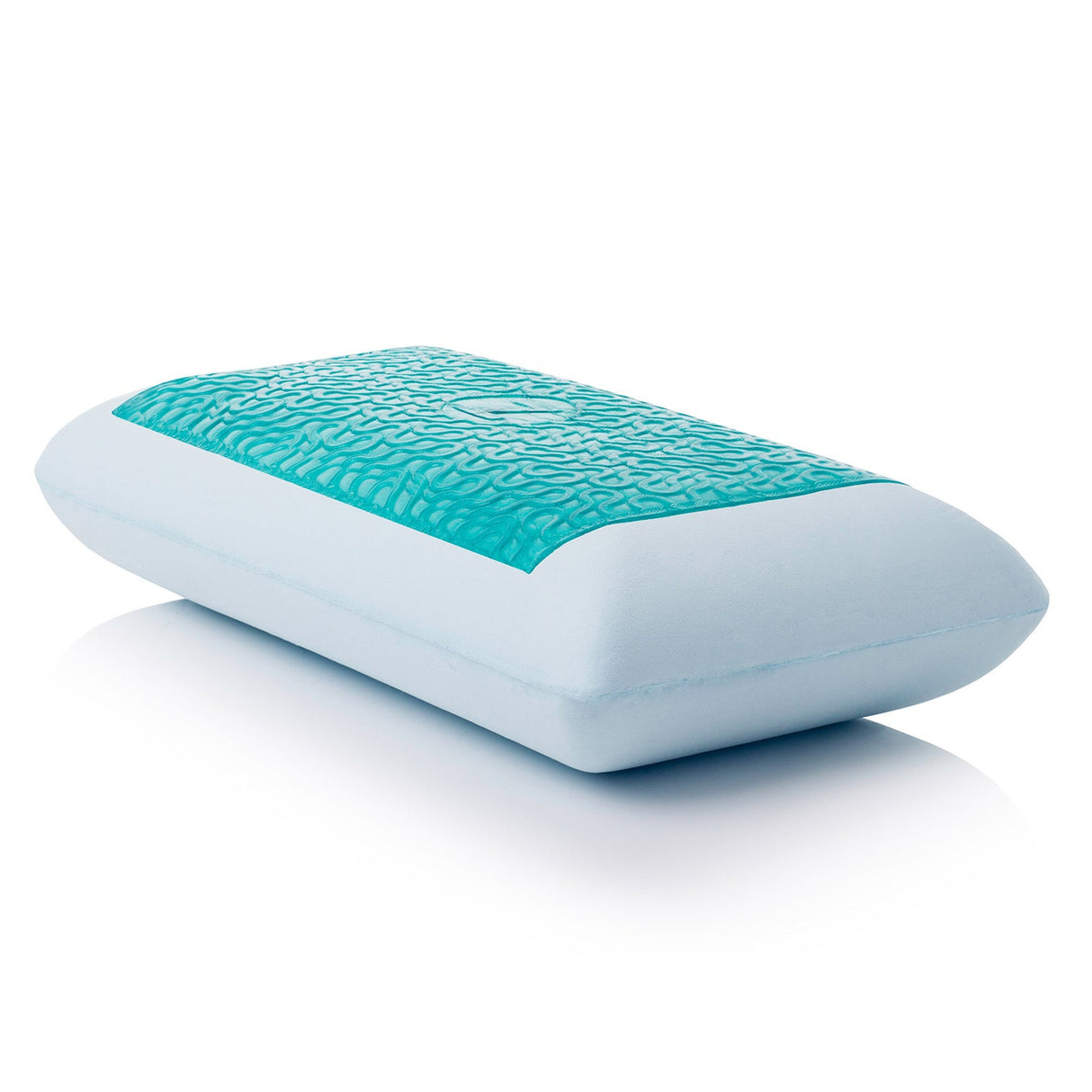Gel Dough + Z Gel White Queen Mid Loft Pillow by Malouf at Eve Furniture