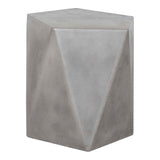 Gem Dark Grey Outdoor Stool