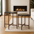 Gema Bronze Coffee Table Set (2-Piece) by Zuomod at Eve Furniture