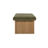 Gemma Dark Green Storage Bench by MOES at Eve Furniture
