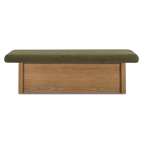 Gemma Dark Green Storage Bench by MOES at Eve Furniture