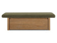Gemma Dark Green Storage Bench by MOES at Eve Furniture