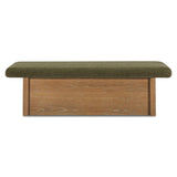 Gemma Dark Green Storage Bench by Moe's Home at Eve Furniture