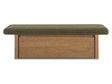 Gemma Dark Green Storage Bench
