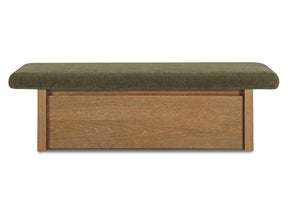 Gemma Dark Green Storage Bench