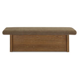Gemma Taupe Storage Bench by Moe's Home at Eve Furniture
