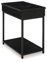 Gemmet Black Accent Table