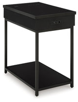 Gemmet Black Accent Table