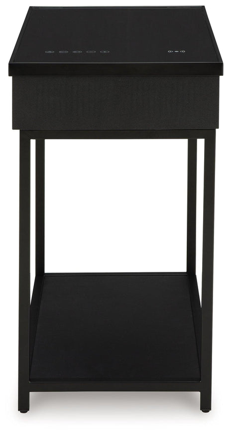 Gemmet Black Accent Table by Ashley at Eve Furniture