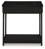 Gemmet Black Accent Table by Ashley at Eve Furniture