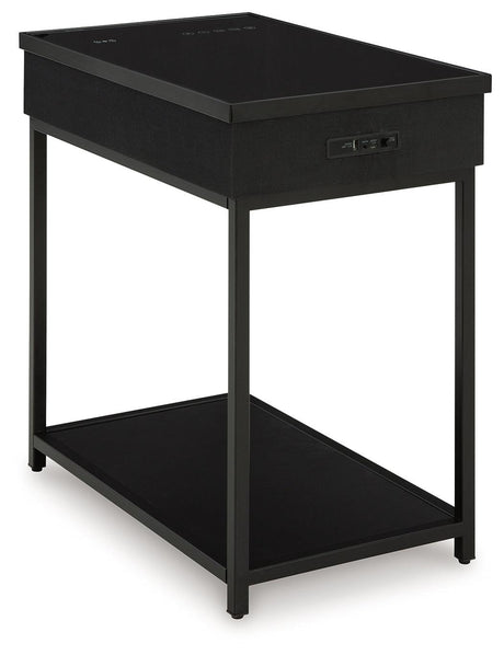 Gemmet Black Accent Table by Ashley at Eve Furniture