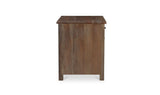 Gene Charging Nightstand Dark Brown by Moe's Home at Eve Furniture