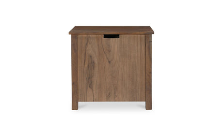 Gene Charging Nightstand Dark Brown by Moe's Home at Eve Furniture