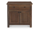Gene Dark Brown Charging Nightstand by Moe's Home at Eve Furniture