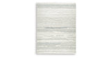 Genemost Ivory/Blue Large Rug by ASHLEY FURNITURE at Eve Furniture