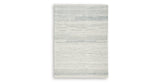 Genemost Ivory/Blue Medium Rug by Ashley at Eve Furniture
