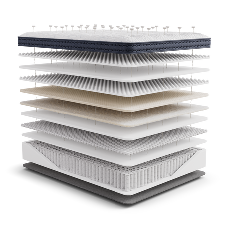 Generations 2.0 NT Tribute Luxe Blue California King 14" Firm Mattress by Diamond Mattress at Eve Furniture