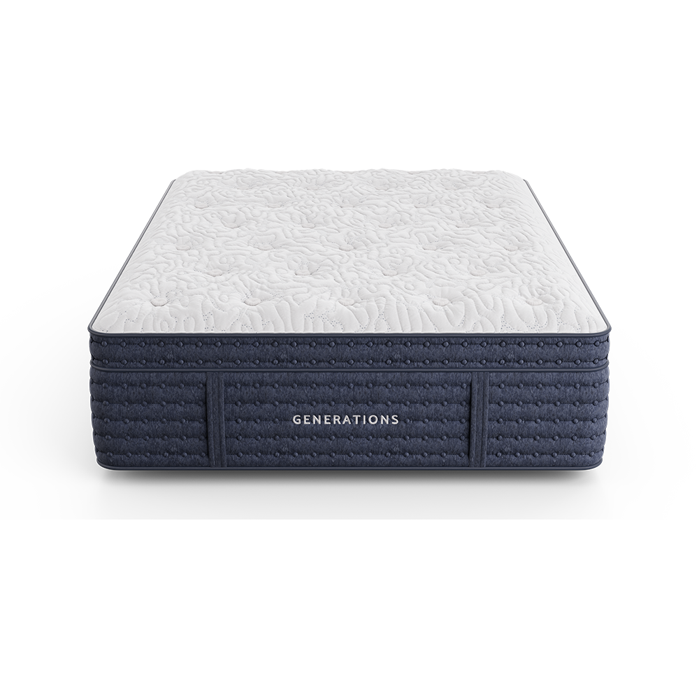Generations 2.0 NT Tribute Luxe Blue California King 14" Medium Mattress by Diamond Mattress at Eve Furniture