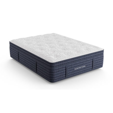 Generations 2.0 NT Tribute Luxe Blue California King 14" Plush Mattress by Diamond Mattress at Eve Furniture