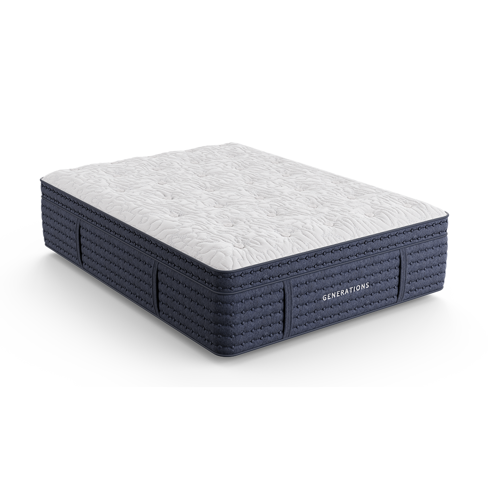 Generations 2.0 NT Tribute Luxe Blue Full 14" Firm Mattress by Diamond Mattress at Eve Furniture