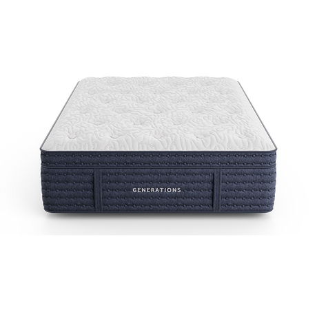 Generations 2.0 NT Tribute Luxe Blue Twin XL 14" Medium Mattress by Diamond Mattress at Eve Furniture