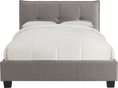 Geneva - Adona Dolphin King Upholstered Footboard Storage Bed by Modus Furniture at Eve Furniture