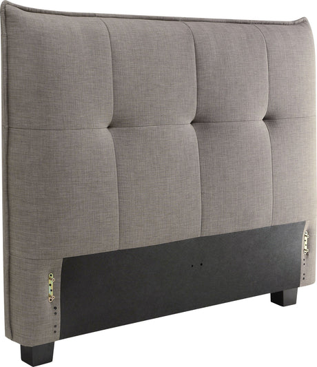 Geneva - Adona Dolphin King Upholstered Headboard by Modus Furniture at Eve Furniture