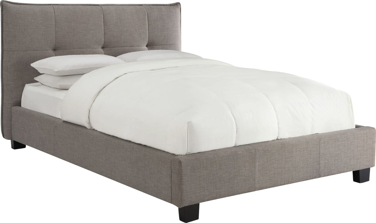 Geneva - Adona Dolphin Queen Upholstered Platform Bed by Modus Furniture at Eve Furniture