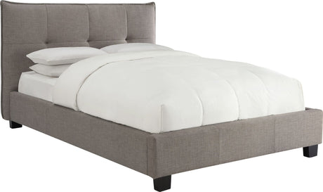 Geneva - Adona Dolphin Queen Upholstered Platform Bed by Modus Furniture at Eve Furniture