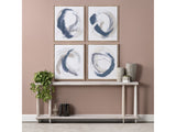 Geneva Navy Blue/Taupe Canvas by Crestview at Eve Furniture