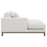 Geneva Sand Boucle Upholstered Sectional Chaise Sofa by Coaster at Eve Furniture