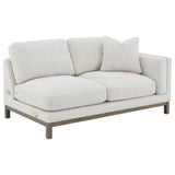 Geneva Sand Boucle Upholstered Sectional Chaise Sofa by Coaster at Eve Furniture