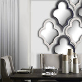 Geneva Silver Wood Frame Mirror by Mercana at Eve Furniture