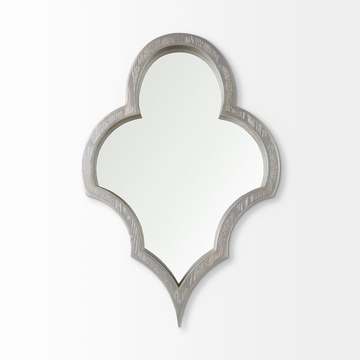 Geneva Silver Wood Frame Mirror by Mercana at Eve Furniture
