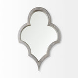 Geneva Silver Wood Frame Mirror by Mercana at Eve Furniture