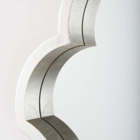 Geneva Silver Wood Frame Mirror by Mercana at Eve Furniture
