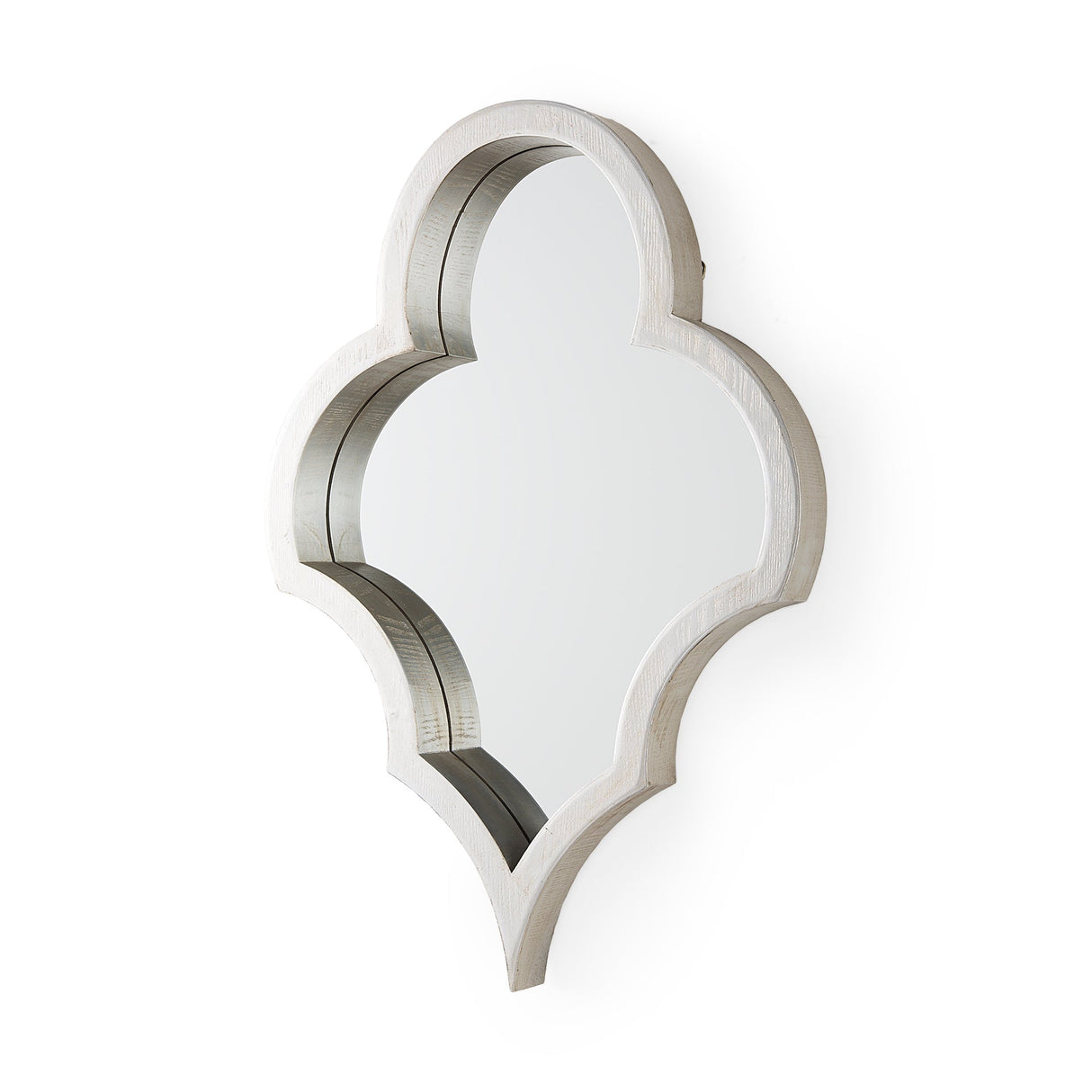 Geneva Silver Wood Frame Mirror by Mercana at Eve Furniture