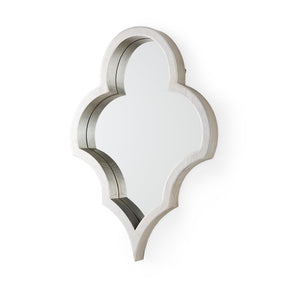 Geneva Silver Wood Frame Mirror by Mercana at Eve Furniture