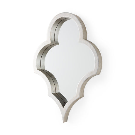 Geneva Silver Wood Frame Mirror by Mercana at Eve Furniture