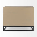 Genevieve I Light Brown Fir Veneer 3 Drawer Accent Cabinet by Mercana at Eve Furniture