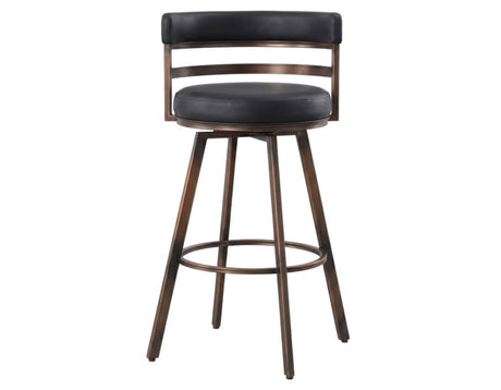 Geno 30-inch Commercial Grade Swivel Bar Stool Set of 2 by Steve Silver at Eve Furniture