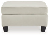 Genoa Coconut Ottoman by Ashley at Eve Furniture