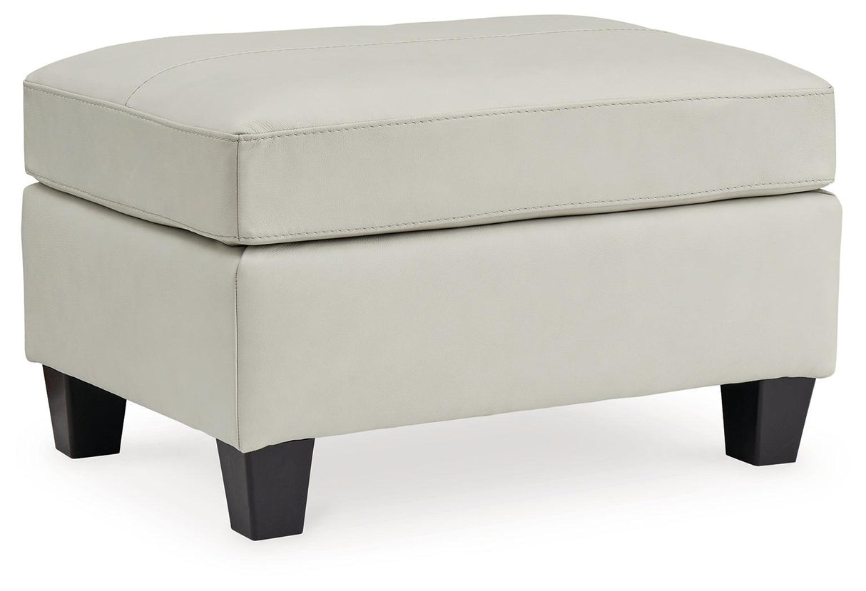 Genoa Coconut Ottoman by Ashley at Eve Furniture