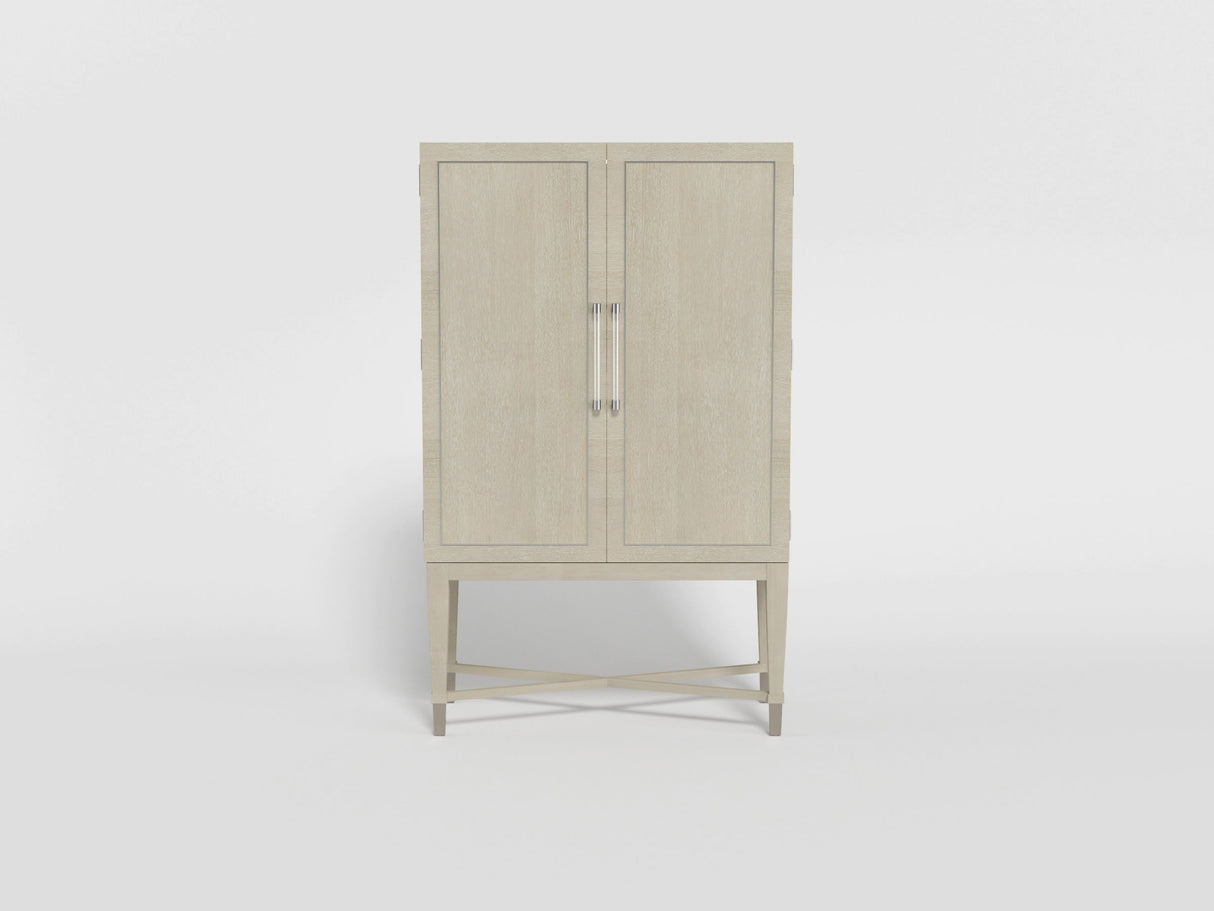 Genoa Light Oak Bar Cabinet by Homelegance at Eve Furniture
