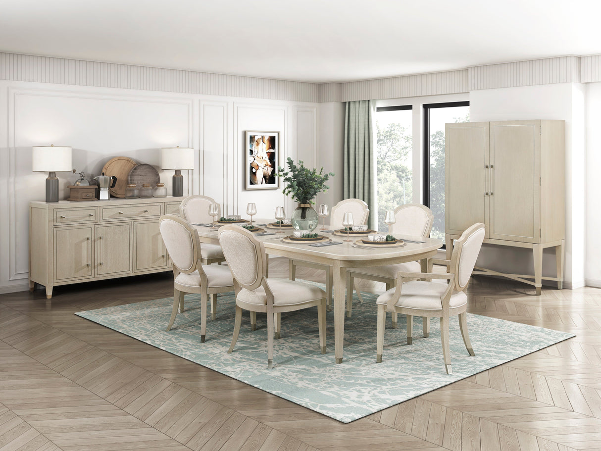 Genoa Light Oak Dining Server by Homelegance at Eve Furniture
