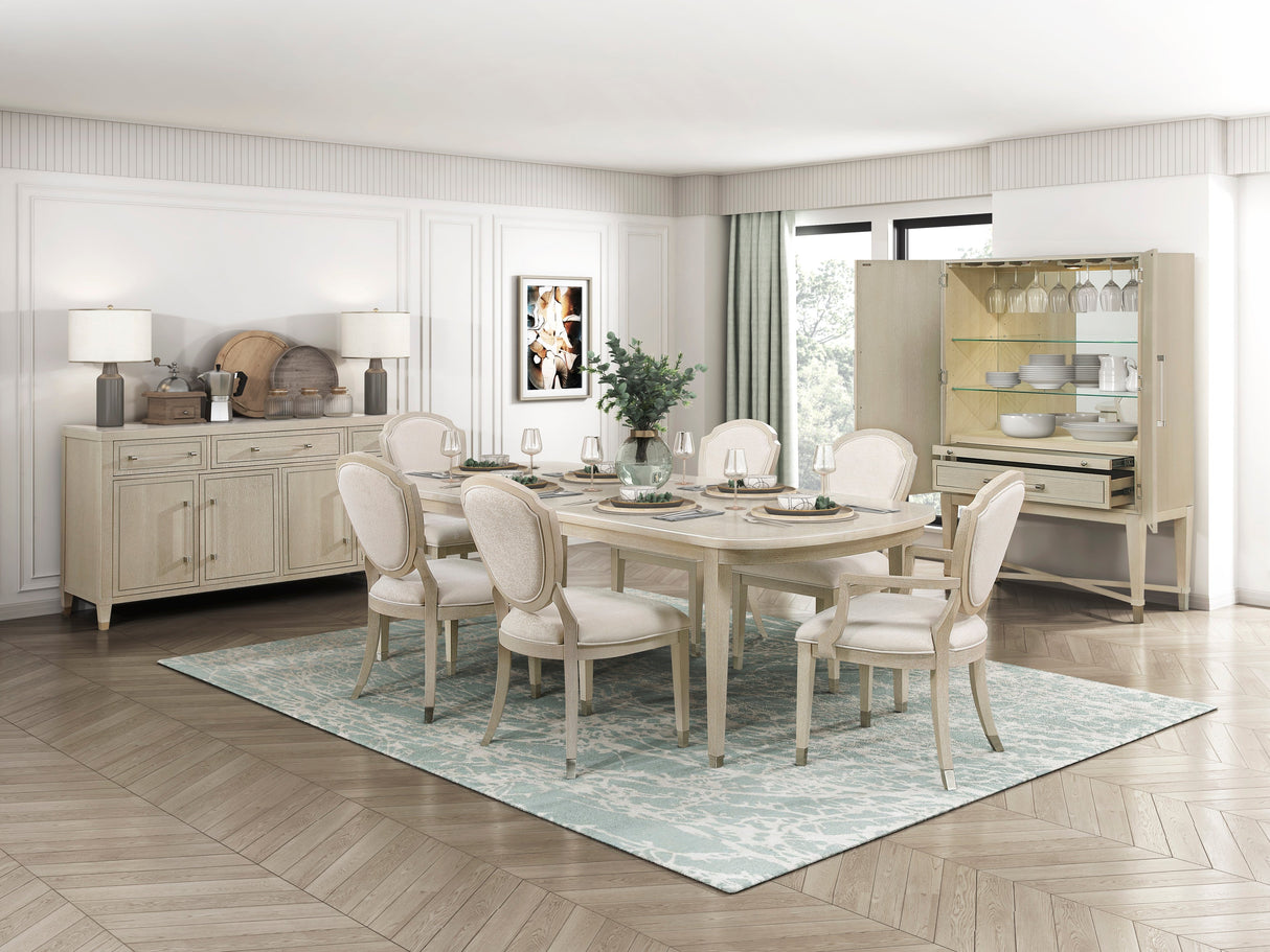 Genoa Light Oak Dining Server by Homelegance at Eve Furniture
