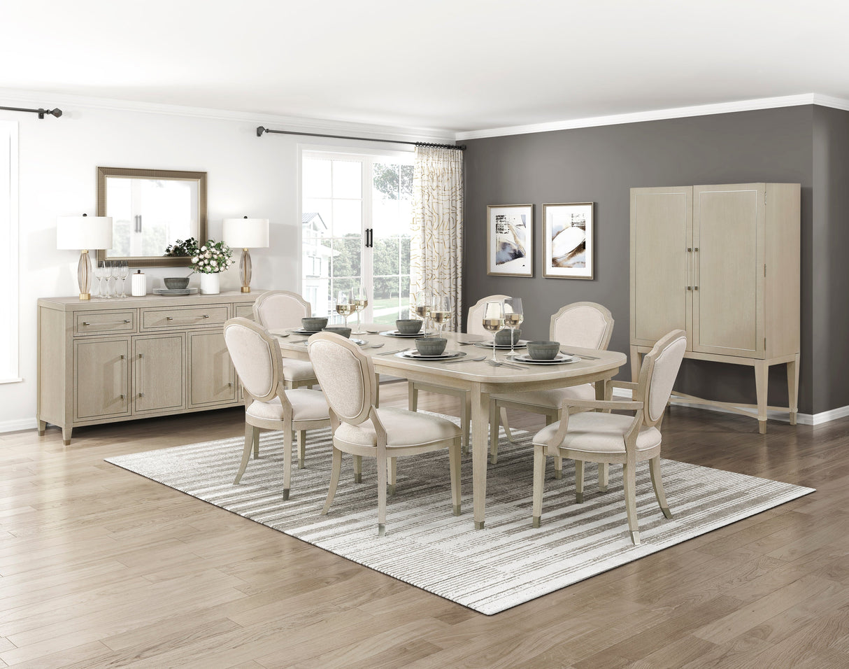 Genoa Light Oak Dining Server by Homelegance at Eve Furniture