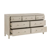 Genoa Light Oak Dresser by Homelegance at Eve Furniture